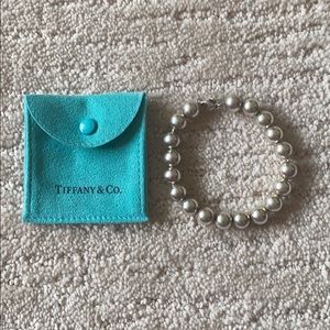 Tiffany Silver Bead Bracelet